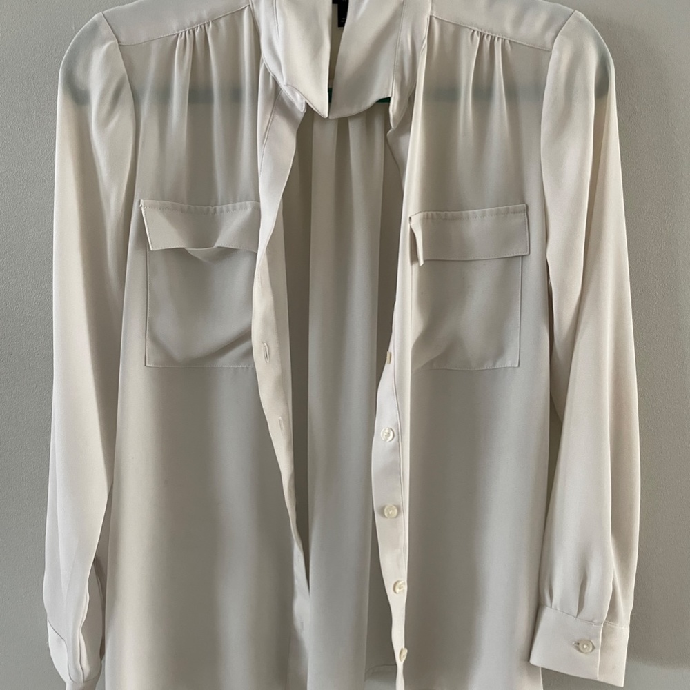 Sheer Cream Blouse
